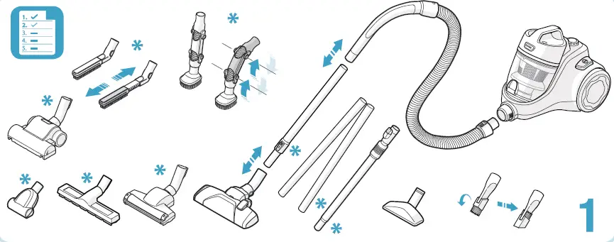 Electrolux EC31 Vacuum Clenaer 1