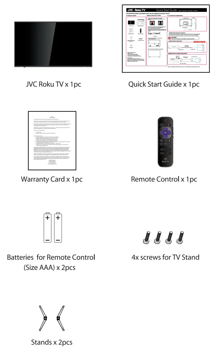 JVC LT-40MAW325 Smart LED TV - Figure 1