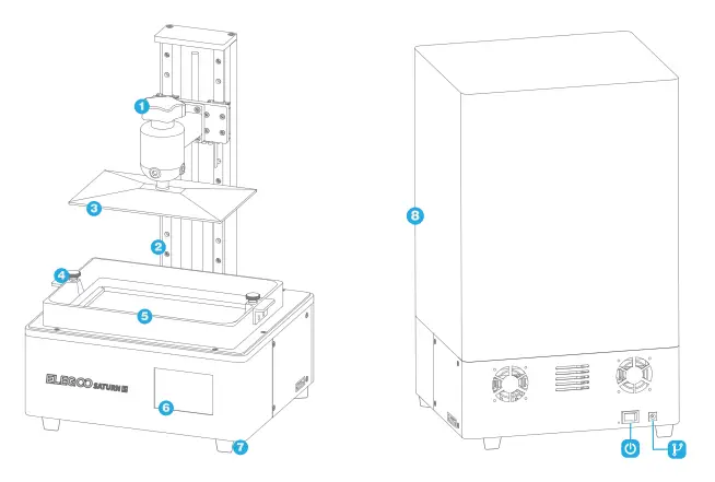 ELEGOO Saturn S 3D Printer - Fig 1