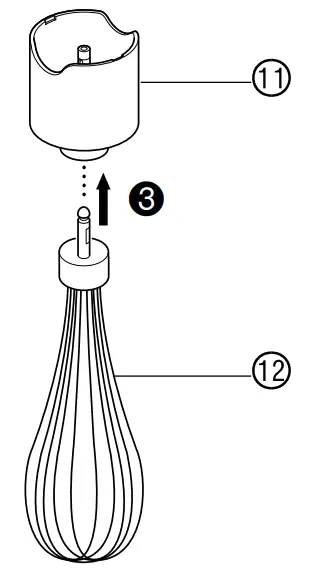 KENWOOD HDP30 Hand Blender key