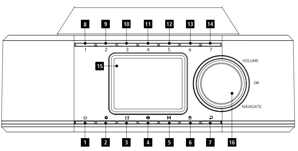 hama DIR355BT Digital Radio - 1