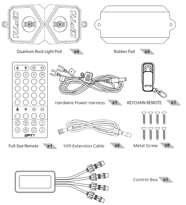 OPT7 LIGHTING V1 Aura LED Lighting Kit
