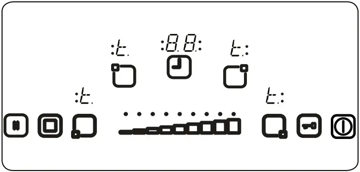 VESTEL VEA34716 Ceramic Hob - decreases