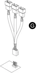 Connect the PWM cable to mainboard.