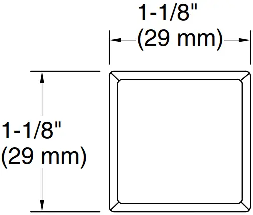 KOHLER K-33534 Beauxline Cabinet Knob 1