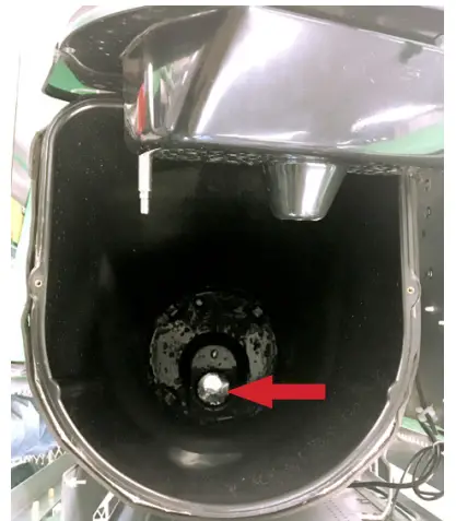 left visibly wet in the bin.