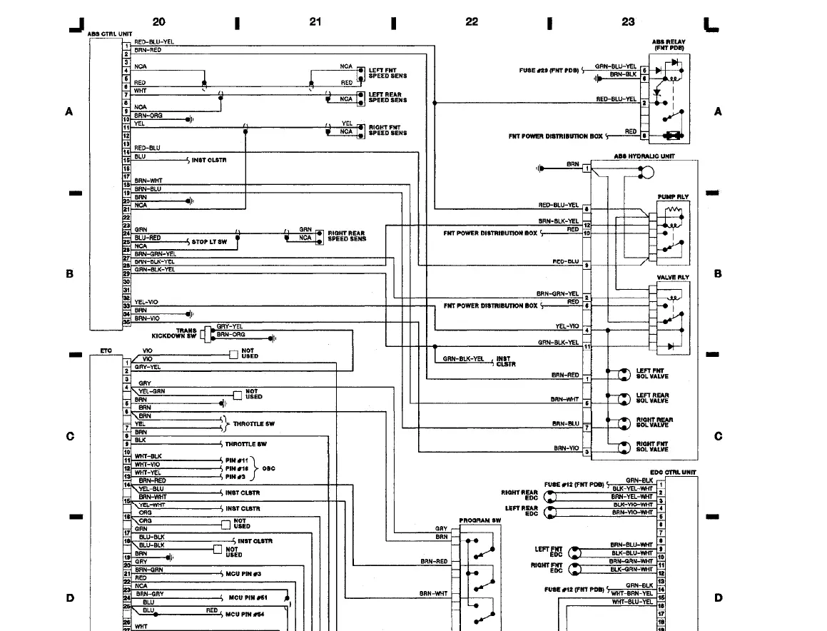 BMW 750 1988 Electrical Wiring Diagram-img- (1)