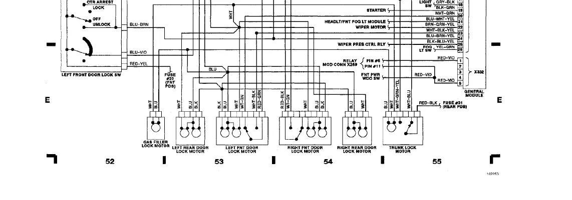BMW 750 1988 Electrical Wiring Diagram-img- (18)