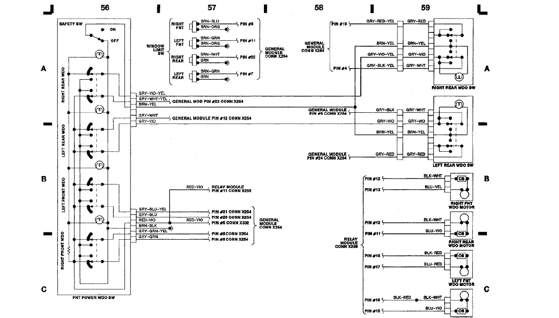 BMW 750 1988 Electrical Wiring Diagram-img- (19)