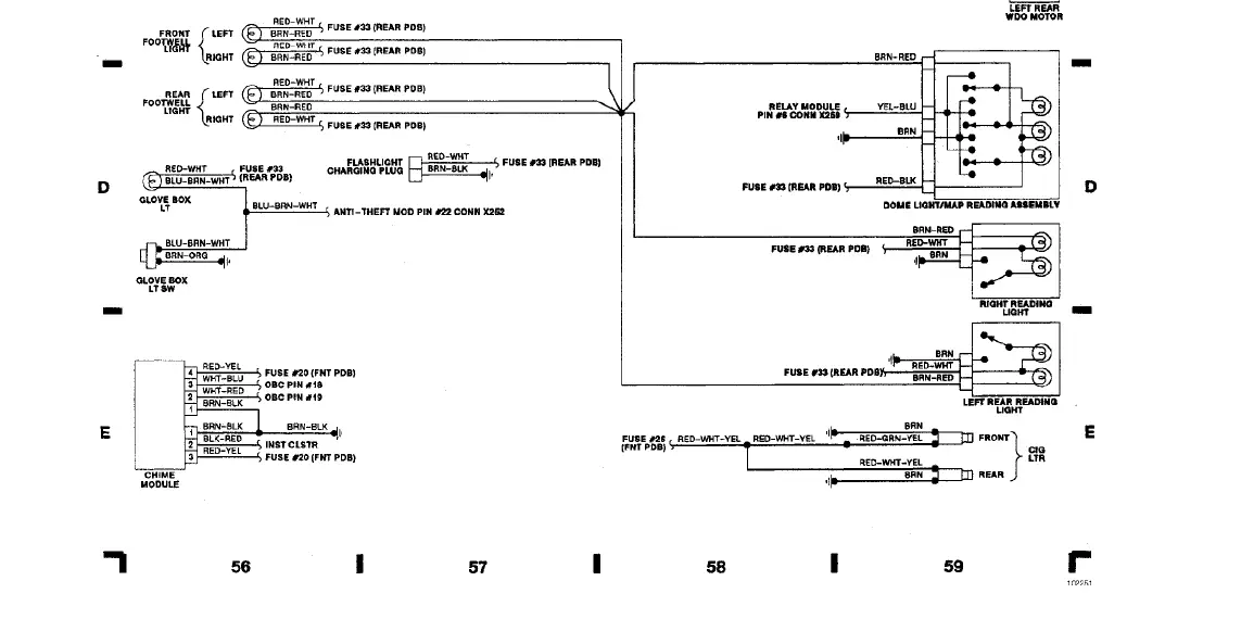 BMW 750 1988 Electrical Wiring Diagram-img- (20)