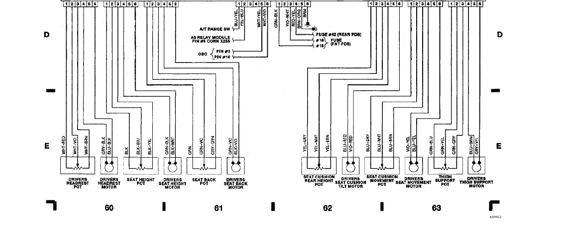 BMW 750 1988 Electrical Wiring Diagram-img- (22)