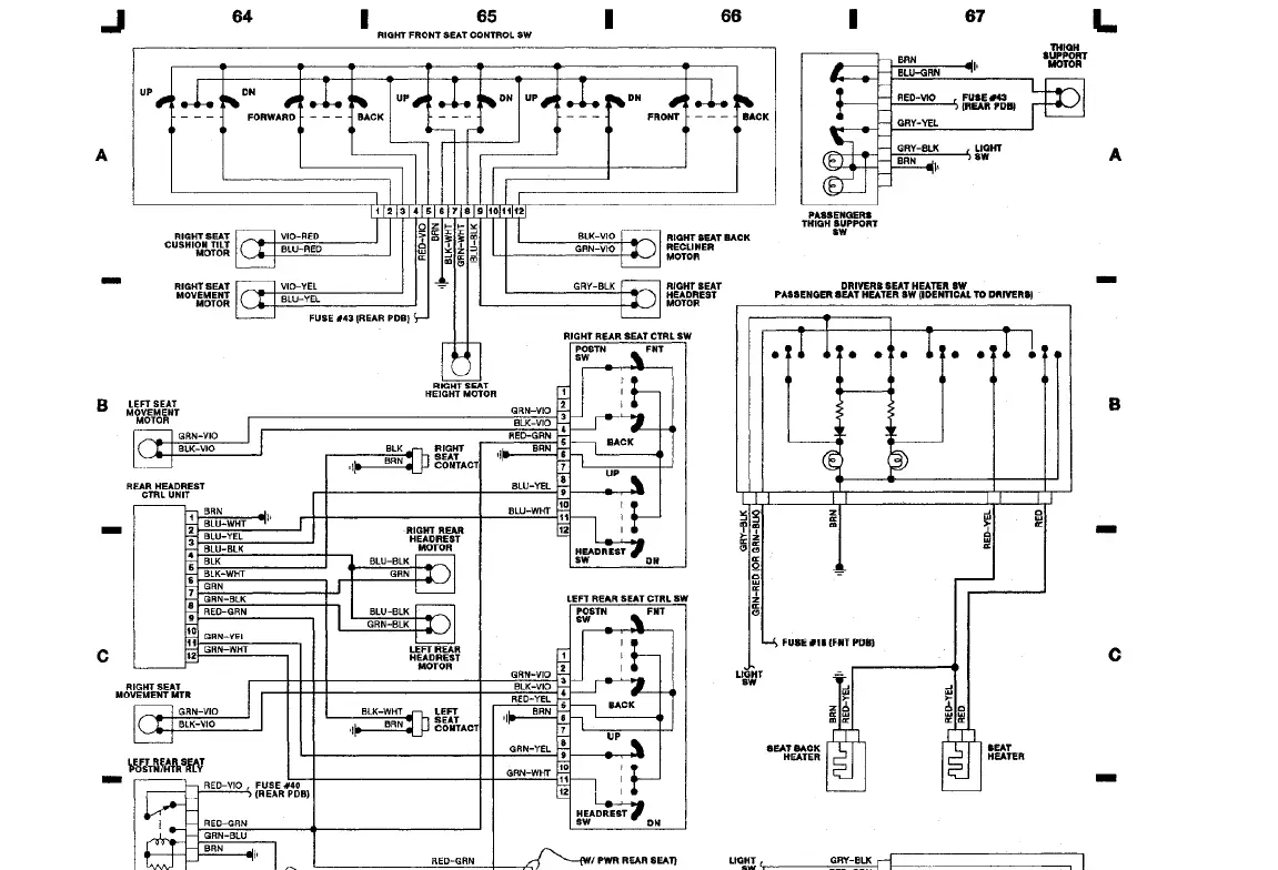 BMW 750 1988 Electrical Wiring Diagram-img- (23)