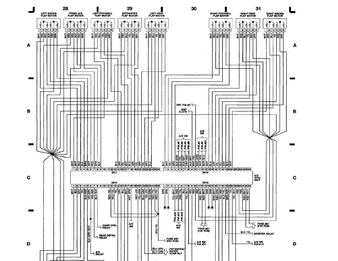 BMW 750 1988 Electrical Wiring Diagram-img- (5)