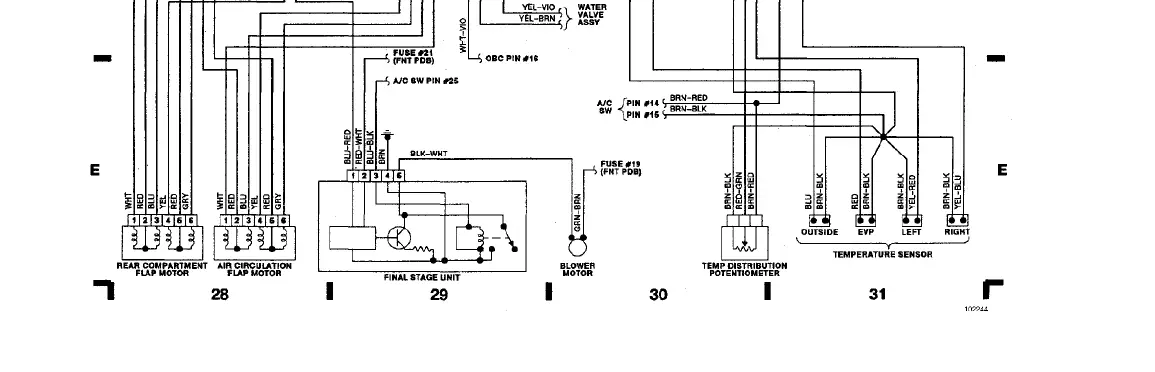 BMW 750 1988 Electrical Wiring Diagram-img- (6)