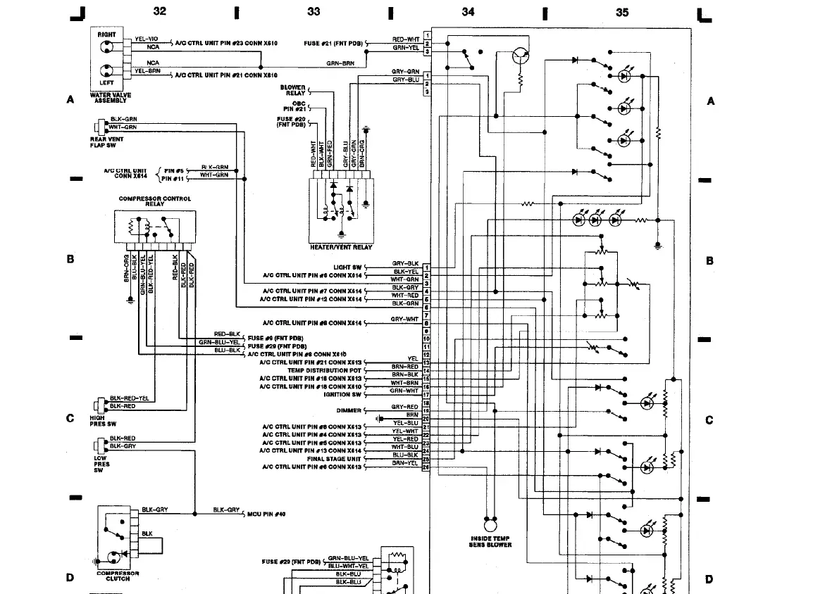 BMW 750 1988 Electrical Wiring Diagram-img- (7)