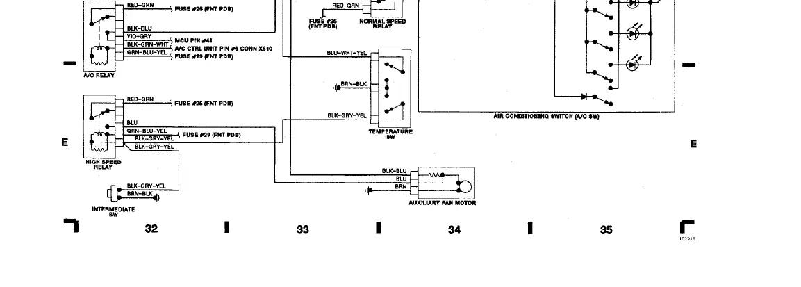BMW 750 1988 Electrical Wiring Diagram-img- (8)