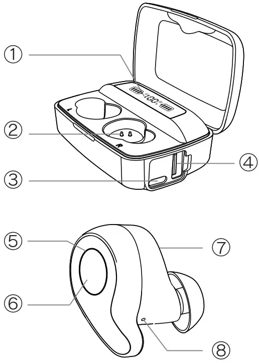 Huizhou Lixufa A66 Wireless Earbuds - Figure 6