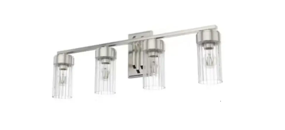 Hunter 13080 Hartland 4 Light Vanity Instruction Manual