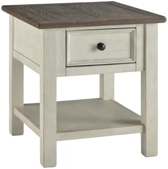 T637-3 Furniture Bolanburg Rectangular End Table
