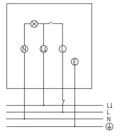 theben theLeda S8-100 WH LED Spotlight with Motion Detector - Standard connection