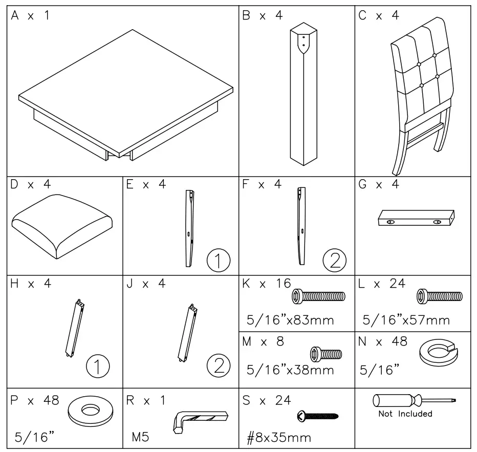 D158233 TheoD158233 Theo Counter Height Dining Table and Bar Stools - Figure 1 Counter Height Dining Table and Bar Stools - Figure 1