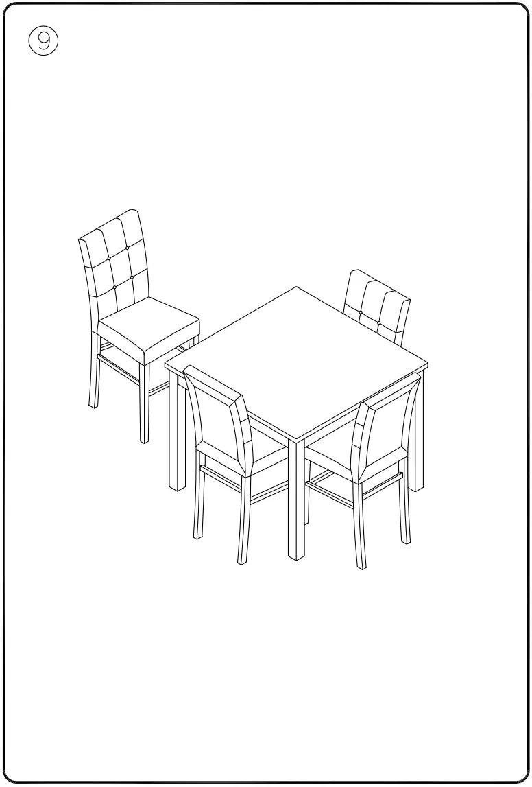 D158233 Theo Counter Height Dining Table and Bar Stools - Figure 6