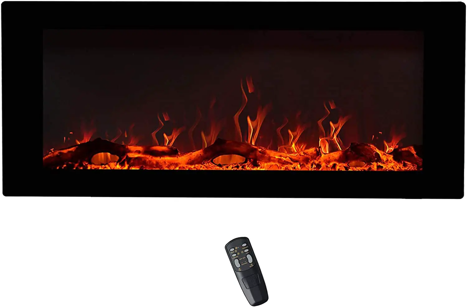 FLAME SHADE FSEFWTJ42AN Flat Panel Electric Fireplace Heater