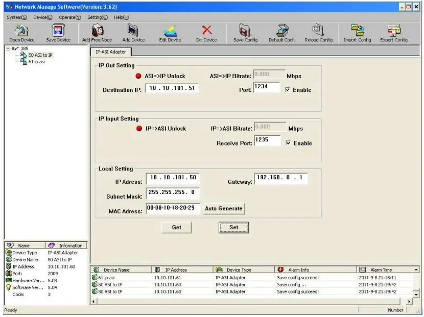 THOR Fiber H-1ASI-IP-B DVB-ASI Over IP Bi-Directional Gateway - fig 8