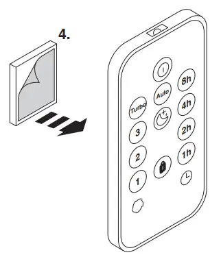 IDEAL AP140 Pro Air Purifier - Remote control2