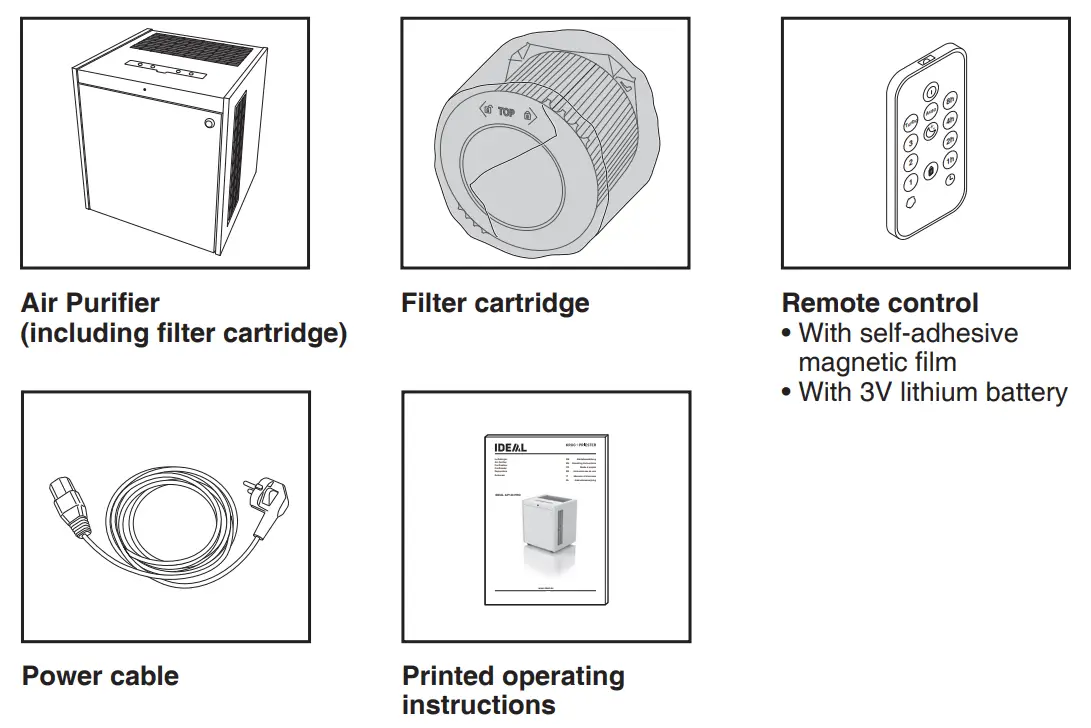 IDEAL AP140 Pro Air Purifier - box