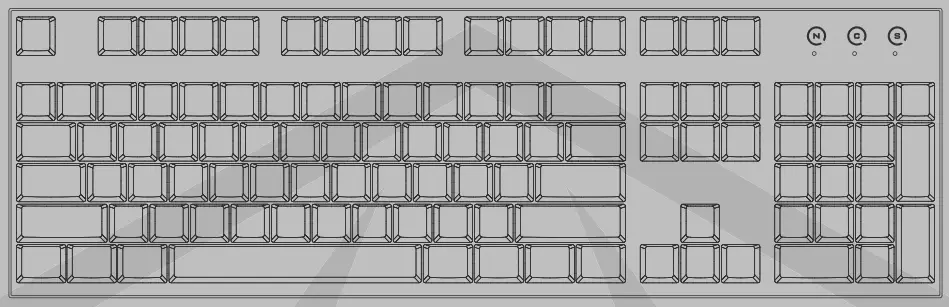 HATOR HTK-608 STARFALL Mechanical Gaming Keyboard - Appearance