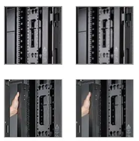 TRIPP LITE SRVRTBAR45 SmartRack 45U Vertical Cable Management Bars img1