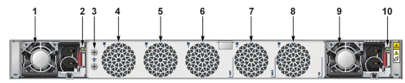 ARISTA AWE 5510 Wifi Router - rear panel