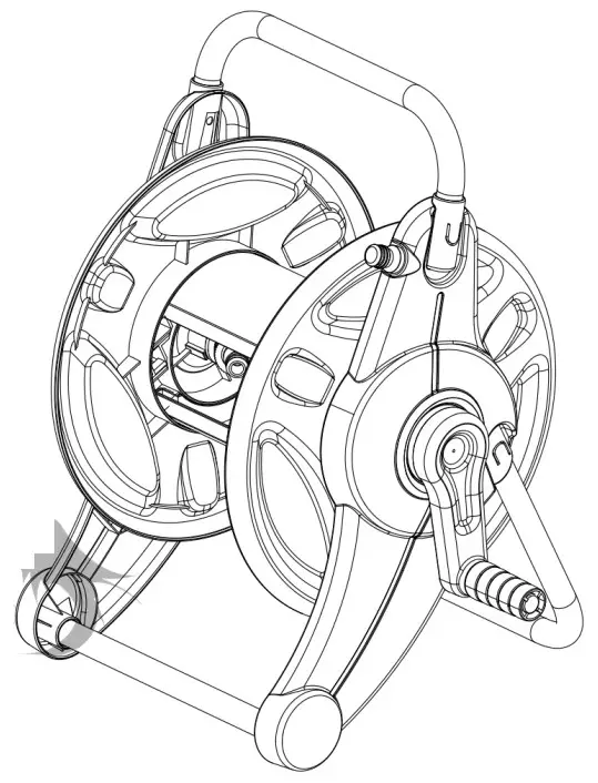 NAKAYAMA GH9125 30m Hose Reel