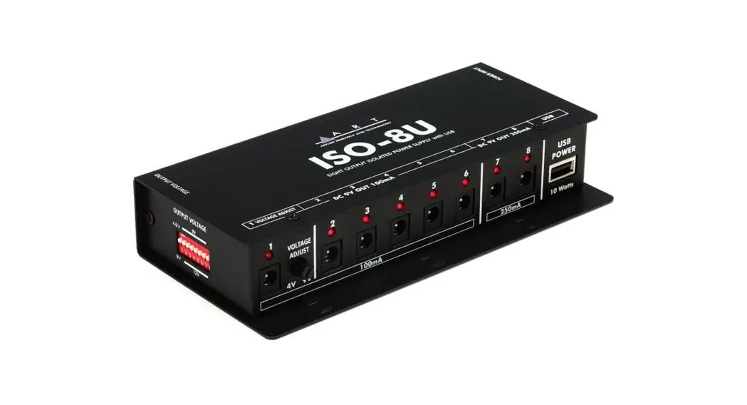 Art Iso - 8u Eight Output Isolated Power Supply With Usb User Manual