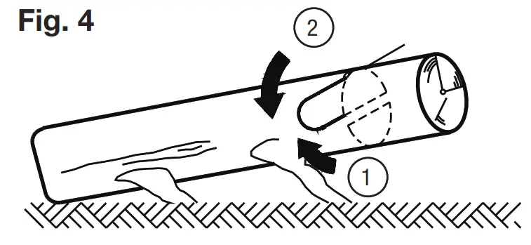 YARD FORCE LS G35W 40V Cordless Chain Saw -fig 12