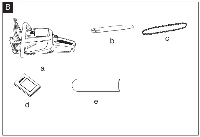 YARD FORCE LS G35W 40V Cordless Chain Saw -fig 2