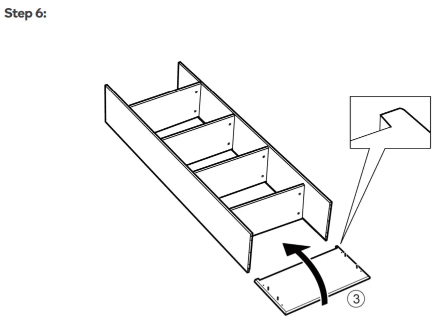 ovela OVBRONBSWHA Bronson Bookshelf- Step 6