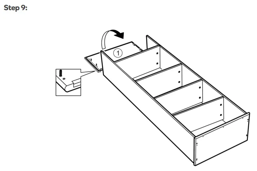 ovela OVBRONBSWHA Bronson Bookshelf- Step 9