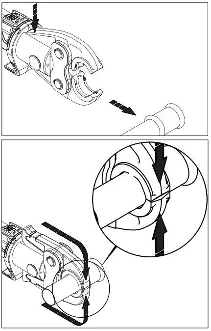 milwaukee 2922-20 M18 Force Logic Press Tool-- Pressing