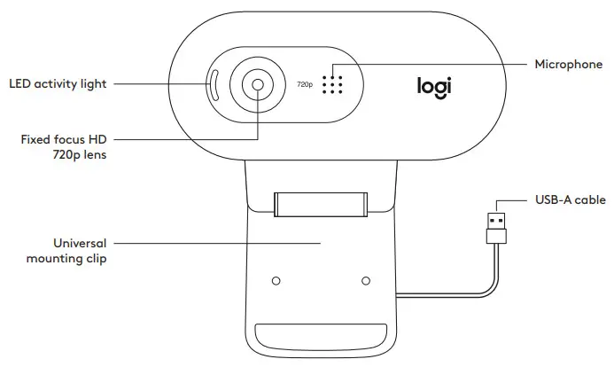 logitech C270 HD 720p Webcam Installation-1