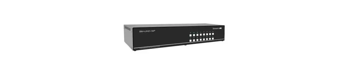 Smart-avi Sm-uho-16p 16-port Hdmi Kvm Switch With Usb 2.0 Sharing And Osd User Guide