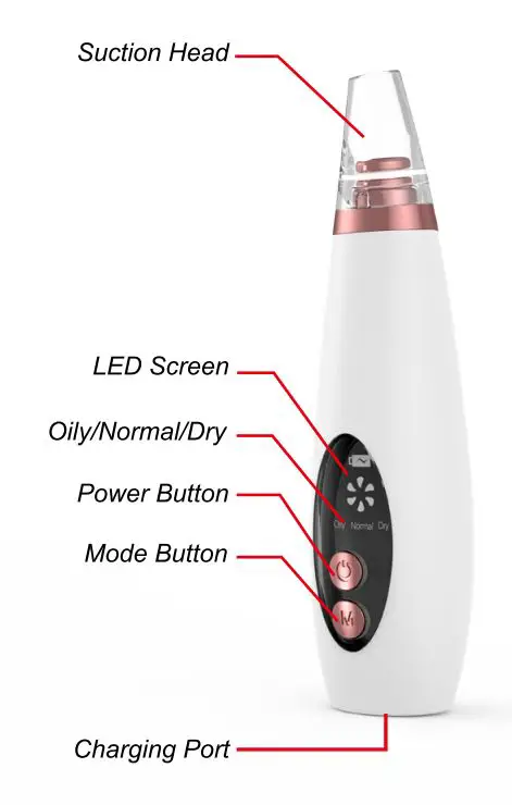 Nuaskin Vacuum Pro Blackhead Removal Device User Manual - Product Overview