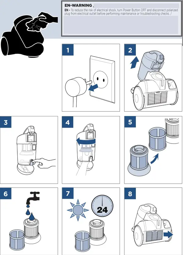 Bissell 2156 Powerforce Vacuum - Maintenance 1