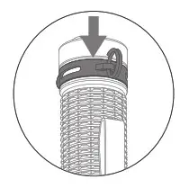 OLIGHT 122698 Warrior Mini 2 Flashlight- installed