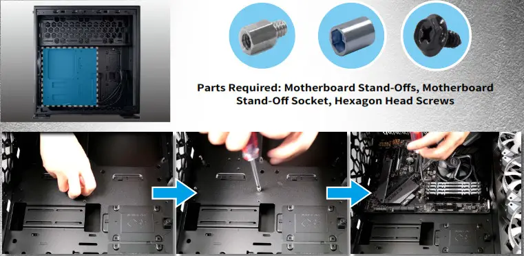 InWin 315 Mid Tower Chassis Unveiled - Motherboard Installation