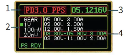 JOY-iT JT-TC66C Low Cost USB 3.0 Volt- and Amperemeter - PD-TRIGGER
