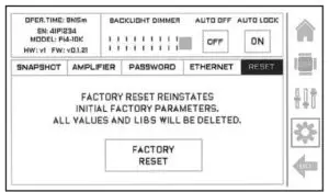 RAM Audio Pi2 3K-5K Professional Power Amplifiers - RESET