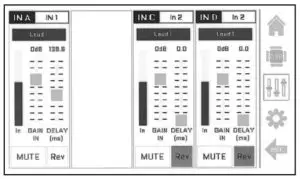 RAM Audio Pi2 3K-5K Professional Power Amplifiers - User input