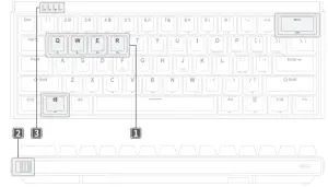 DURGOD K330W Wireless Mechanical Keyboard A